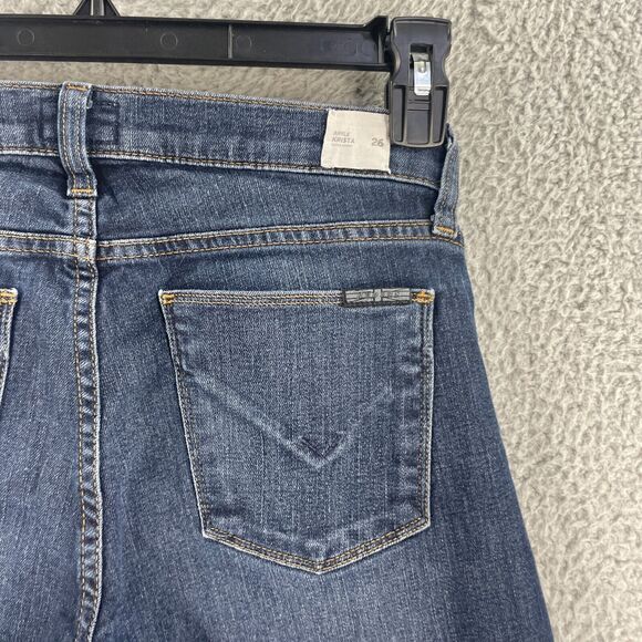 Hudson Womens Jeans Sz 26 Ankle Krista Skinny Pants Denim Blue - Picture 7 of 15